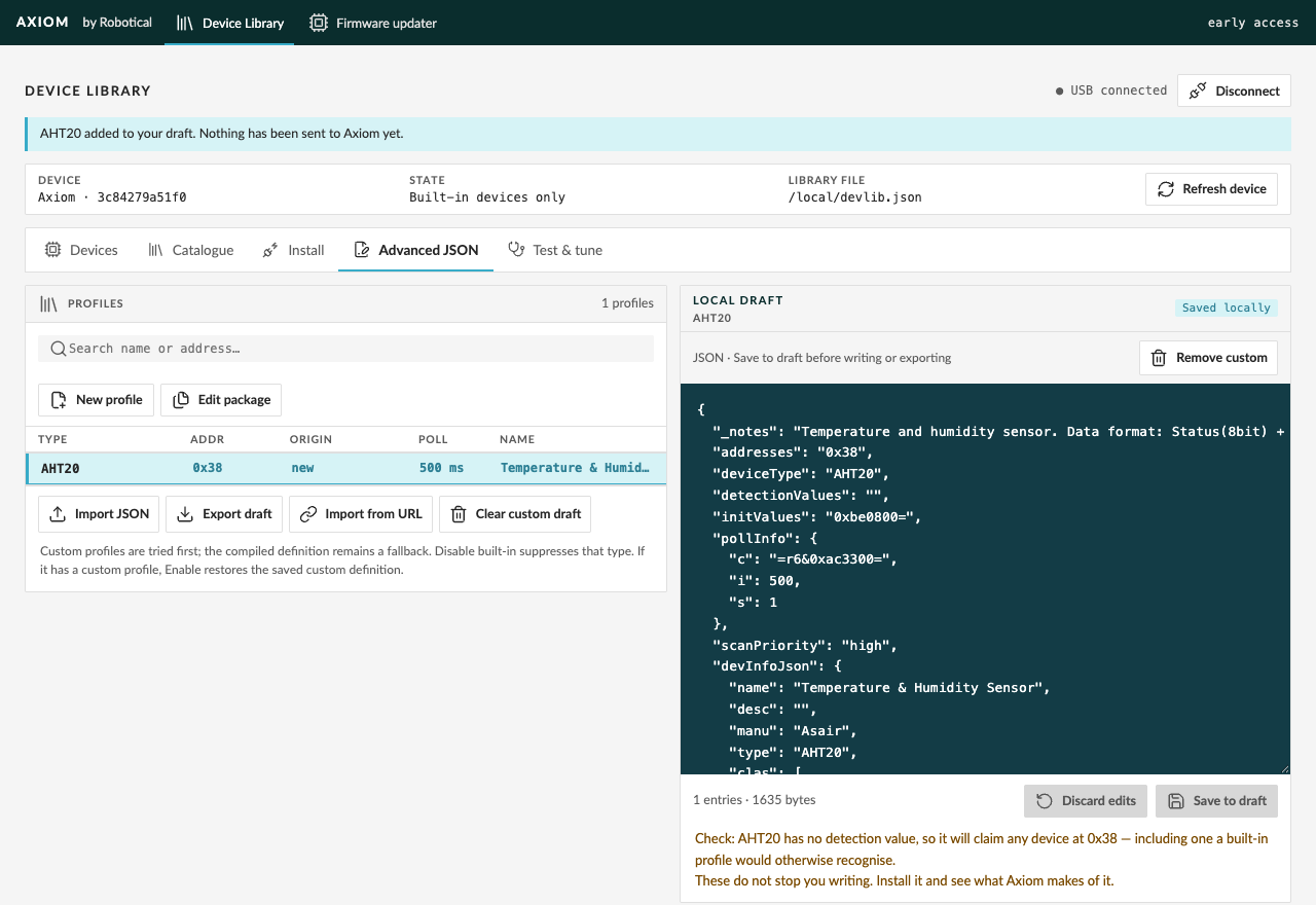Devlib Advanced Json