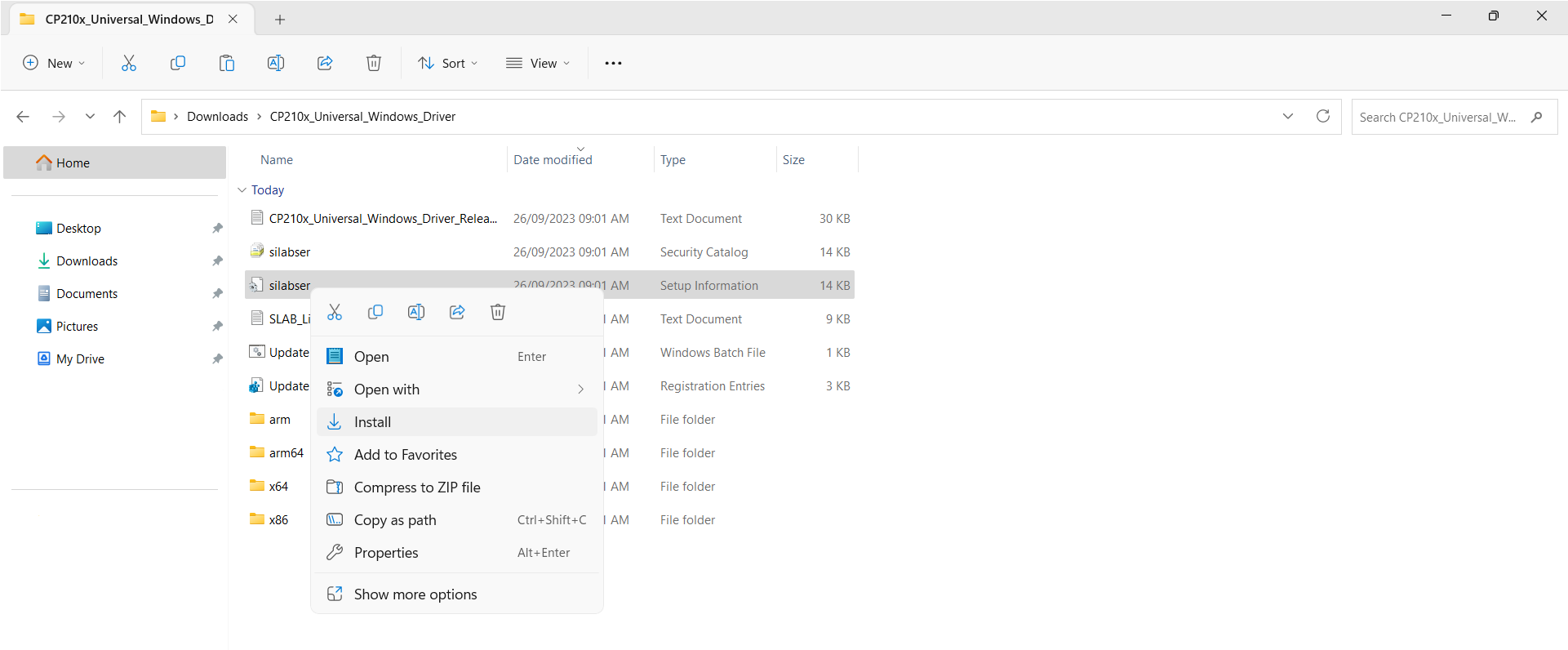 Cp210x Universal Windows Driver