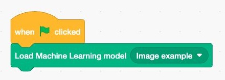 Load an imported image model when the green flag is clicked