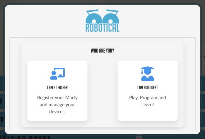 Teacher and student role selection